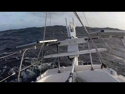 Ep 24, 1100Nm Solo Ocean Passage, Small Boat,, 2 Year Circumnavigation, Series Drogue, PART 8