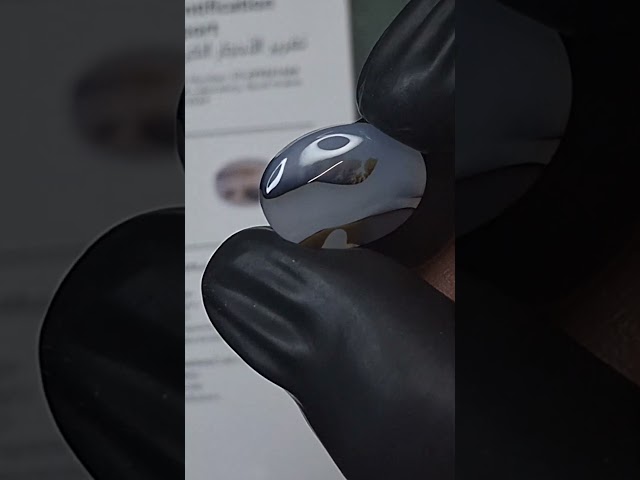 حجر عقيق شجري مشجر طبيعي مفحوص بشهادة مختبر