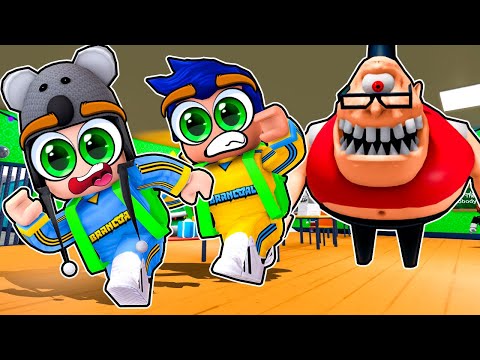 ESCAPE FROM PROFESSOR STINKY IN ROBLOX - Brancoala Games