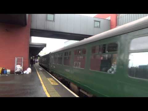 Ex GNR 4-4-0 No. 85 Merlin arrives at Belfast Central