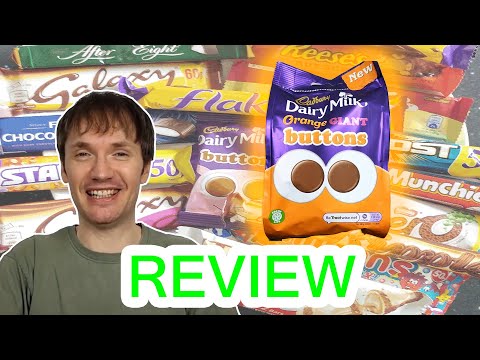 Cadbury's Dairy Milk Orange Giant Buttons Review