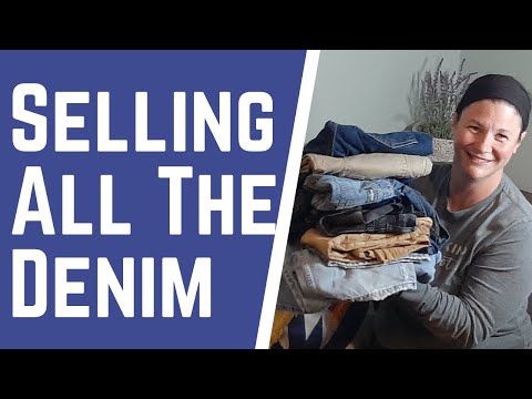 I Make Money Selling Jeans on eBay!//What Sold this Week//A Look at What Brands are Selling for Me