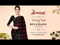 Red Black Saree Collection