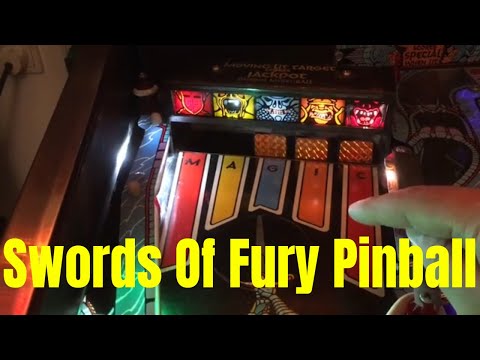 Swords Of Fury Pinball Upper Playfield repair part 2