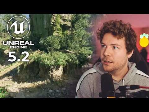 Unreal Engine 5.2 - Next-Gen Graphics Tech Demo // Game Engine Dev Reacts