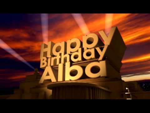 Happy Birthday Alba