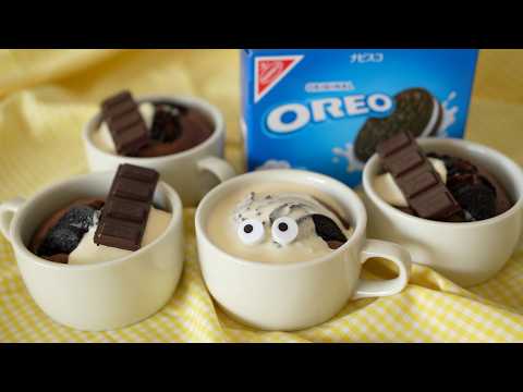 Oreo Mug Cake Oven-Free オレオマグケーキ オーブンいらず