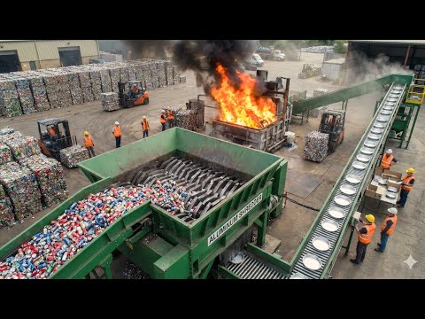 Inside The Recycling Factory – How Aluminum Cans Recycled into Pans, Pots & Kitchen Utensils