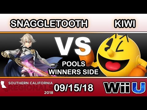 SCR 2018 - SnaggleTooth (Corrin) Vs. Kiwi (Pac-Man) Pools - Smash 4