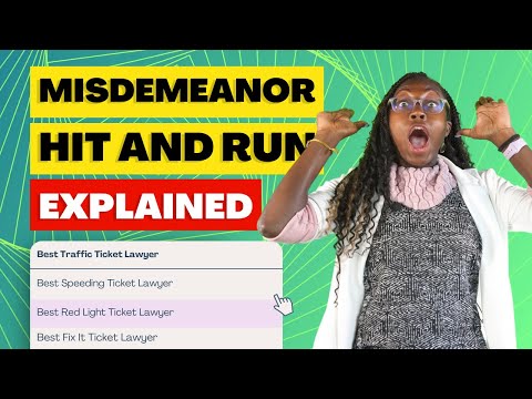 Misdemeanor Hit and Run Explained