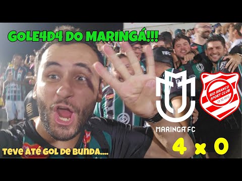 DOGÃO ATROPELA O RIO BRANCO E VOLTA A VENCER NO WD | MARINGÁ FC 4 x 0 RIO BRANCO