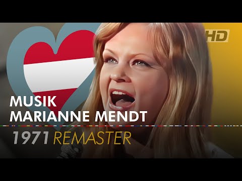 MUSIK – MARIANNE MENDT 🇦🇹 | Austria | Eurovision Song Contest 1971 [HD Remaster]