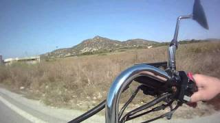 preview picture of video 'On the motorcycle around the island Rhodes. На мото по Родосу, Греция.'