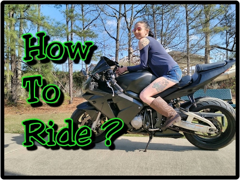 Hot Girl Teaches How To Ride A Motorcycle Part 3