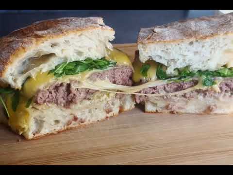 Smoked Gouda Cheeseburger - Spicy Jalapeño Garlic Aioli - HOT - BBQ Grilled