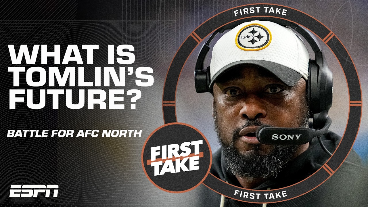 Mike Tomlin's future 🔮 Should the Steelers MOVE ON if they don't win the AFC North? 🤔 | First Take