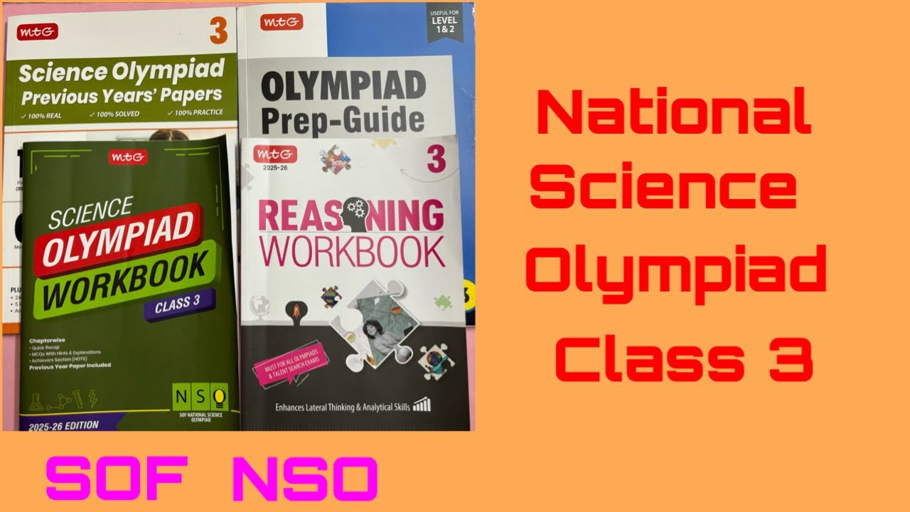 How To Prepare For SOF NSO Olympiad?Best Books For National Science Olympiad Class 3