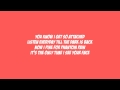 MARIANAS TRENCH - ONE LOVE LYRICS