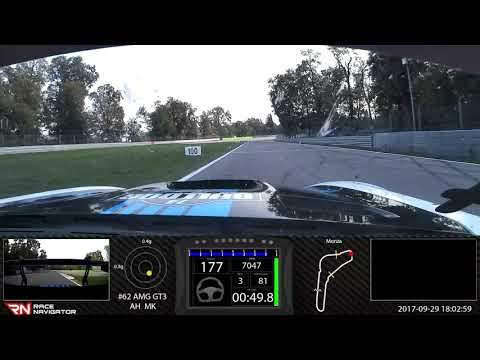 GT3 Monza Onboard Mercedes AMG GT3, GT Open, Driver Martin Konrad 1:49,61