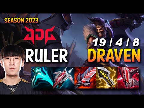 JDG Ruler DRAVEN vs EZREAL ADC - FLEX RANK