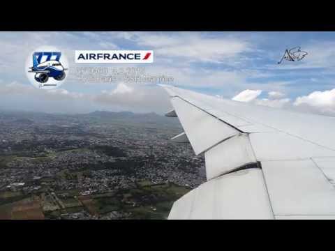 Air France B777-300er AF0460 landing in Mauritius FullHD