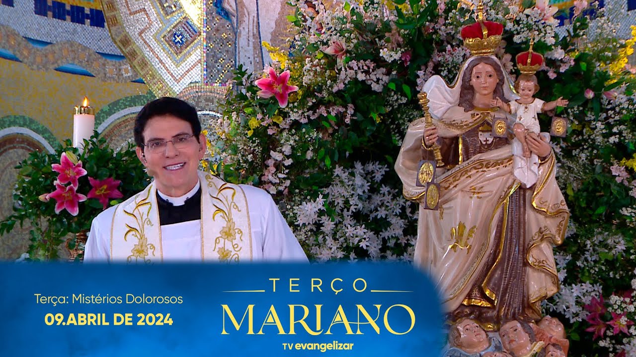 Terça-Feira: Mistérios Dolorosos | Terço Mariano com @PadreManzottiOficial | 09/04/24