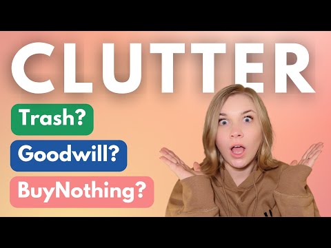 What you should ACTUALLY do with your clutter.