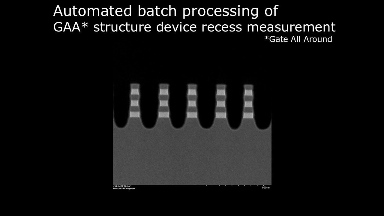 [Electronics] Automated batch processing of  GAA structure device recess measurement