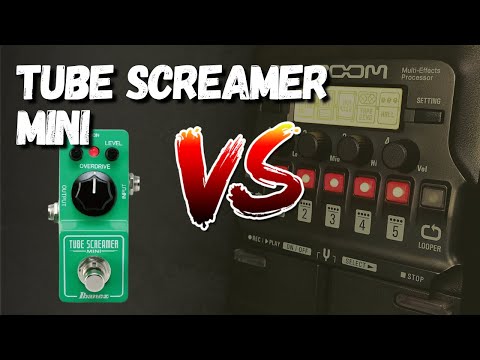 Zoom G1 four x Ibanez Tube Screamer Mini