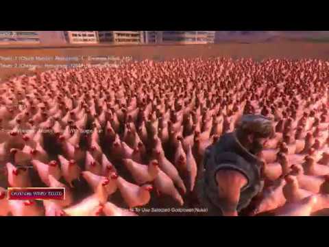 Chuck Norris vs 20,000 chickens - (Ultimate Epic Battle Simulator)