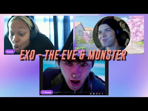 EXO 엑소 '전야 (前夜) (The Eve)' Dance Practice and EXO 엑소 'Monster' MV reaction