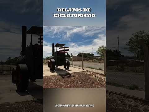 SENILLOSA NEUQUÉN LA ESTACIÓN FERROFIARIA Y LA REPLICA DE CABALLOS CON LA MÁQUINA A VAPOR
