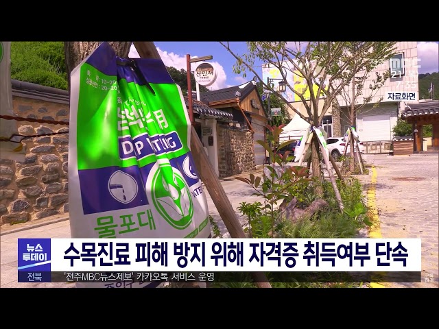 수목진료 피해 방지 위해 자격증 취득여부 단속