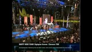 Jersey Boys cast from Singapore shows performs at New Year Countdown show 2013