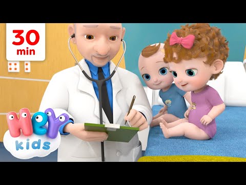 Nós vamos ao médico 🧑‍⚕️ | Desenho de médico | HeyKids em Português