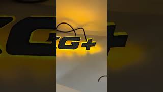 Podsvícené znaky XG+ pro DAF, Oranžové podsvícení