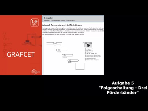 GRAFCET-Buch: Aufgabe 5 Drei Bänder