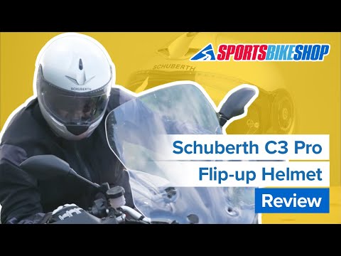 Schuberth C3 Pro flip-up motorcycle helmet review - Sportsbikeshop