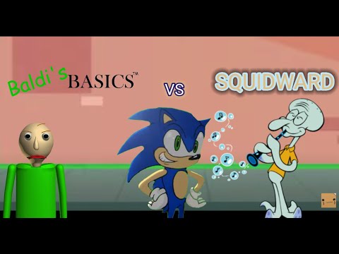 baldi vs squidward - totally original beatbox battles