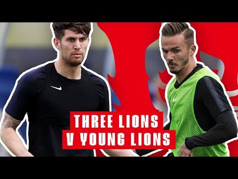 Three Lions vs Young Lions Training Game | Inside Training