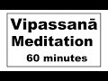 Vipassanā Meditation: a daily meditation timer. 60 minutes. Bell every 5. (Meditation videos series)