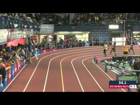 Girls 400m Freshman Section 2 - New Balance Nationals Indoor 2014
