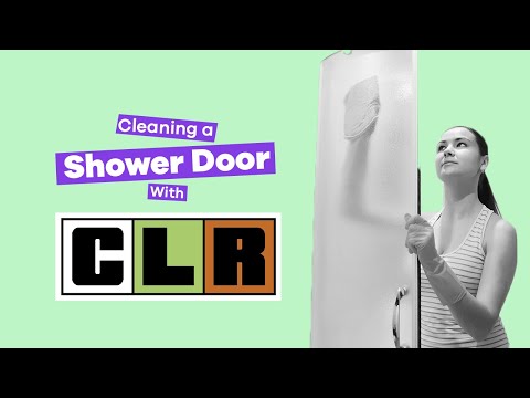 Cleaning a Shower Door with CLR | The Cary Company