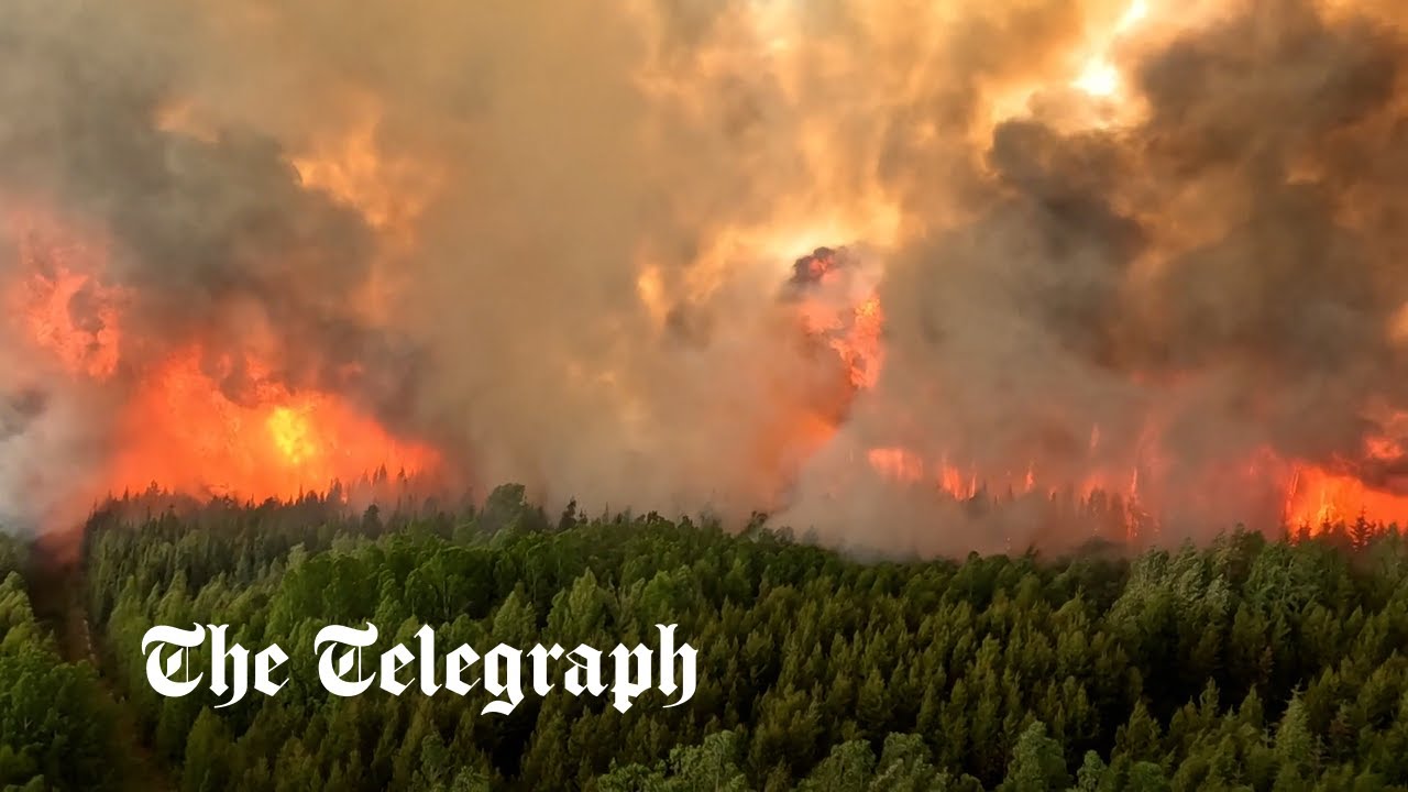 D’énormes incendies de forêt font rage au Canada