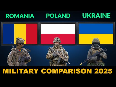 Romania vs Poland vs Ukraine Military Power Comparison 2025 | Defense Tube