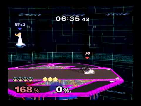 スマブラDX 静大祭準決勝 ホワイトチョコ(Peach) VS メタ(Marth)