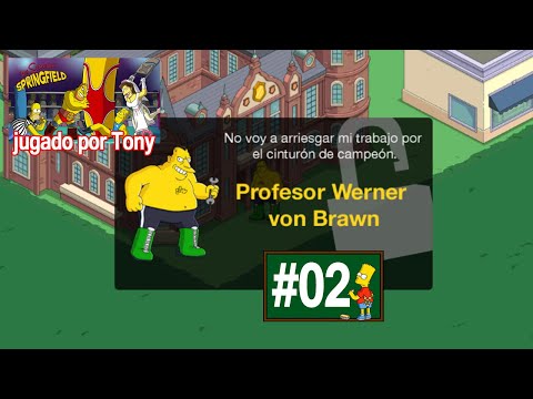 Los Simpson Springfield "LuchaLibre'20: Capítulo 2 - Profesor Werner von Brawn" por Tony