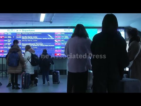 Three-day train strike begins in Spain over rail safety concerns