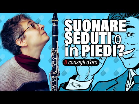Sassofono 8 modi per Suonare ✅ Sentirsi COMODI, Sia SEDUTI che in PIEDI! ( anche clarinetto)