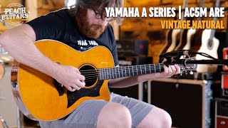 Video thumbnail for Yamaha A Series | AC5M ARE - Vintage Natural by Peach Guitars